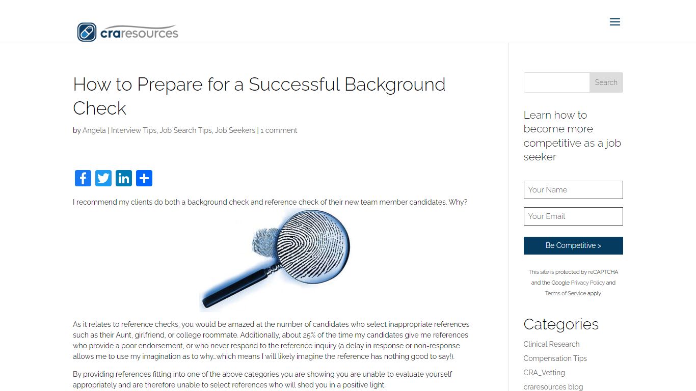 How to Prepare for a Successful Background Check